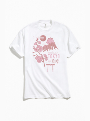 Tokyo, Japan Cherry Blossom Tee