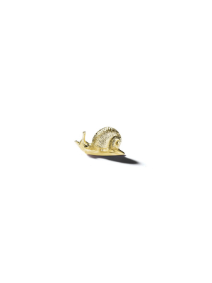 Wonderland Snail Single Stud - Left