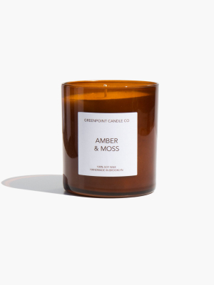 Greenpoint Candle Company Amber And Moss
