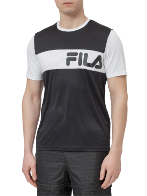 Fila Logo Print Two-tone T-shirt