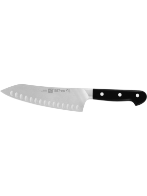 Zwilling Pro 7" Hollow Edge Rocking Santoku