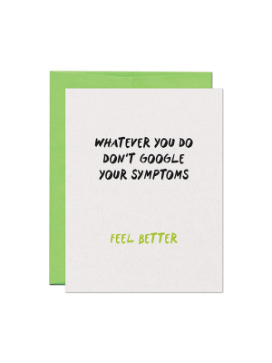 Google Better Get Well Card