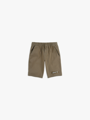 Little Boys 4-7x Box Tab Pull On Chino Shorts