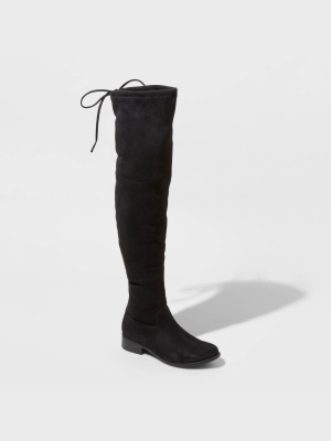 Women's Sidney Microsuede Over The Knee Fashion Boots - A New Day™