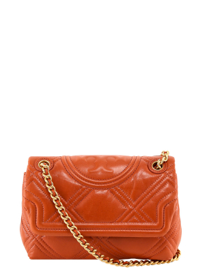 Tory Burch Logo Matelassé Shoulder Bag