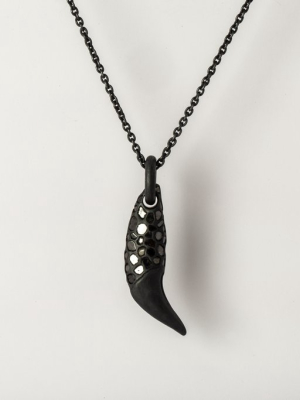 Bear Tooth Necklace Ghost Hybrid (small, Mega Pavé, Ka+dia)