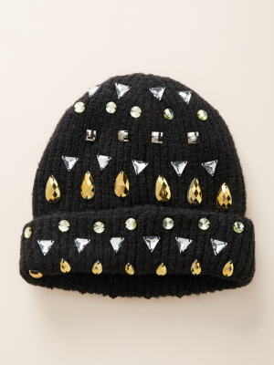 Lele Sadoughi Embellished Beanie