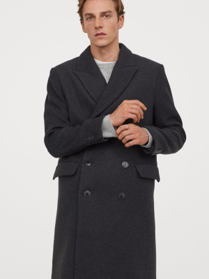 Wool-blend Coat