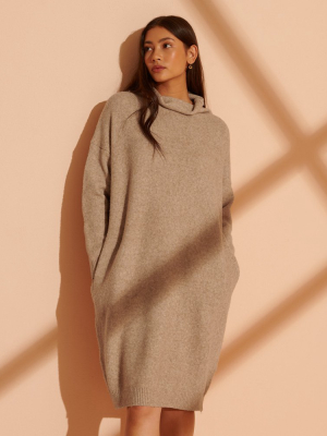 Isabella Funnel Neck Dress