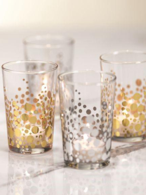 Dot Design Tealight Holder - Set Of 6