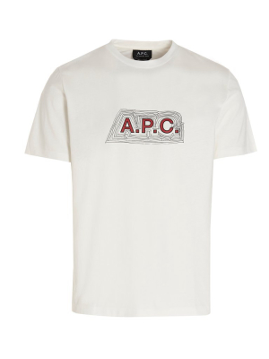 A.p.c. Logo Print T-shirt