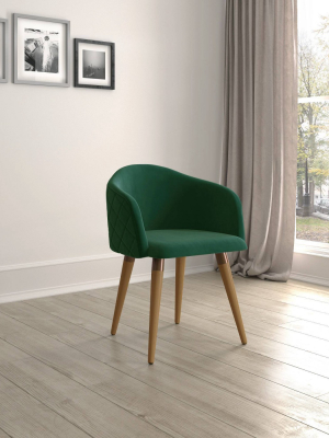 Kari Accent Chair Green - Manhattan Comfort