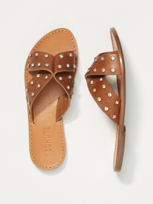 Schutz Gem-studded Sandals