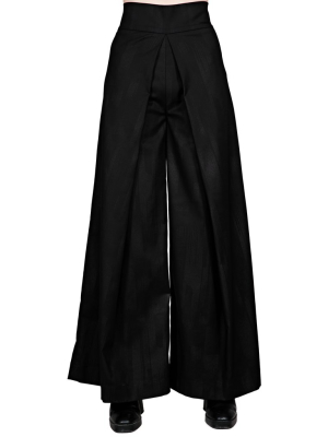 Wide-leg Overlay Pants