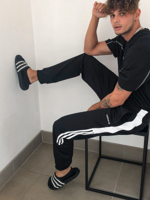 Adidas Originals Joggers With Cut And Sew In Black