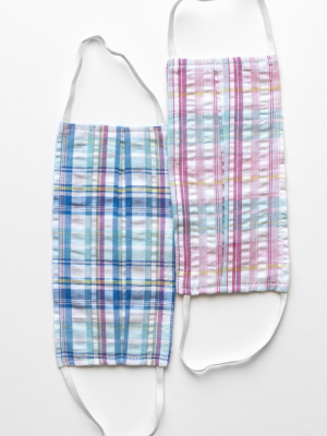 Amadi Plaid Reusable Ear Loop Face Mask