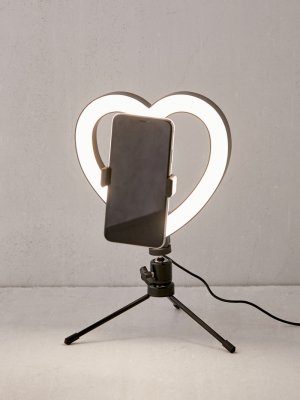 Brilliant Ideas Heart-shaped Vlogging Ring Light