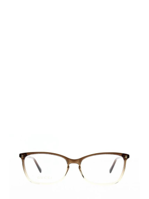 Gucci Eyewear Rectangular Frame Glasses