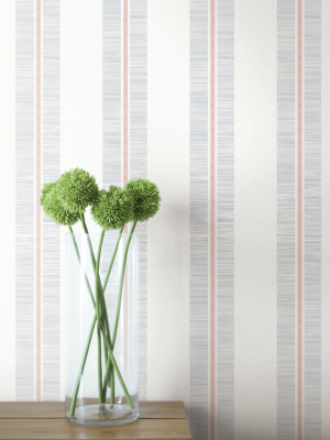 Beach Towel Wallpaper In Pink Sunset From The Beach House Collection By Seabrook Wallcoverings