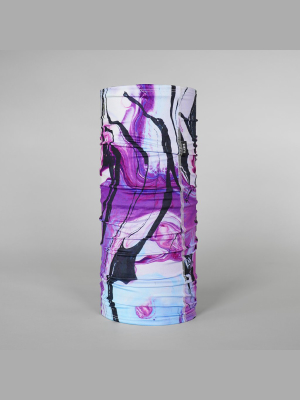 Purple Marble 2-layer Neck Gaiter