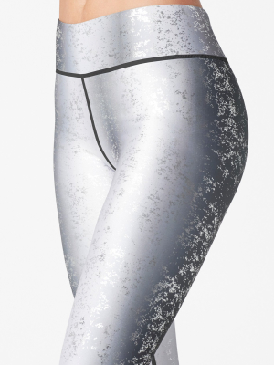 Silver Haze Foil Balayage Hi-shine Leggings