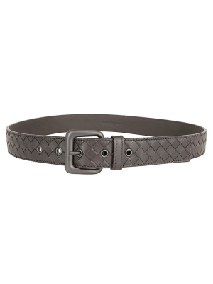 Bottega Veneta Woven Buckle Belt