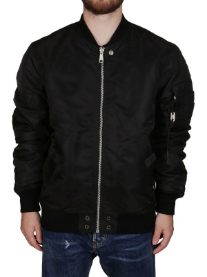 Diesel J-ross-rev-a Reversible Bomber Jacket