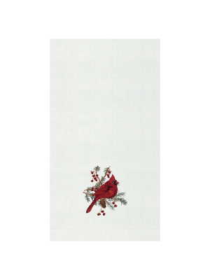 C&f Home Cardinal Hemstitch Guest Towel