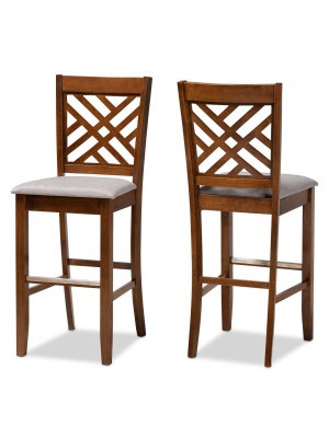 Set Of 2 Jason Barstool - Baxton Studio