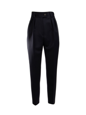 Miu Miu High-waisted Tapered Trousers