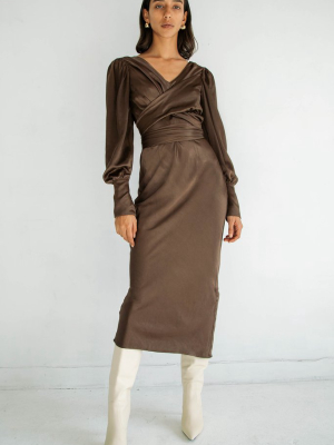 Marfa Dress Chocolate