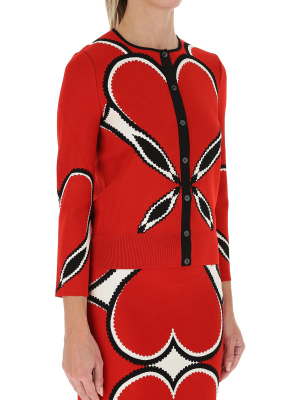 Alexander Mcqueen Heart Intarsia Cardigan