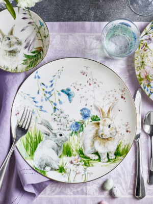 Floral Meadow Wreath Dinner Plates