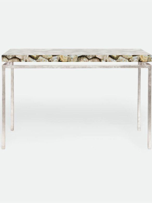 Benjamin Console Table Silver