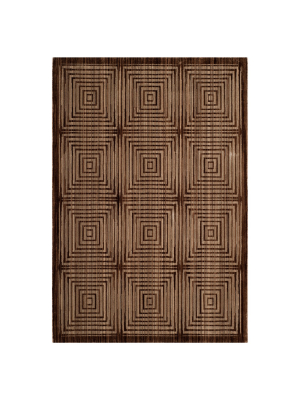 Brown/beige Geometric Loomed Area Rug - (8'x10') - Safavieh