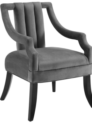 Aaliyah Performance Velvet Accent Chair