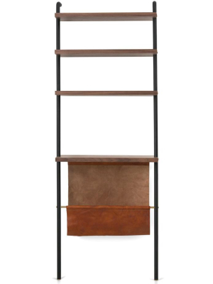 Valet Shelves + Magazine Rack