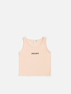 **pink Needy Ribber Vest By Skinnydip