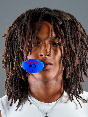 Showtime Blue Football Mouthguard