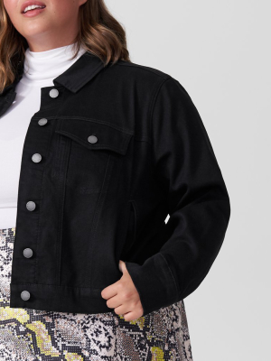 Kelsey Denim Jacket - Black