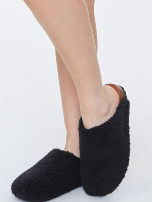 Faux Shearling Slippers