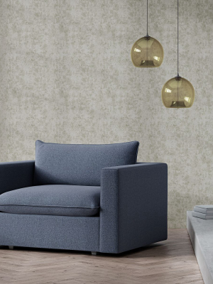 Tempaper Distressed Gold Leaf Pearl Removable Wallpaper