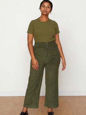 Vanessa Terry Cloth Jogger - Avocado