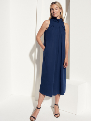 Chase Tie-neck Mid-length Dress