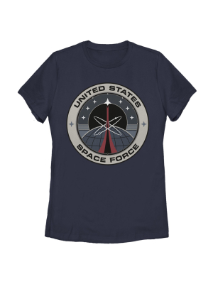 Women's Space Force United States Emblem T-shirt