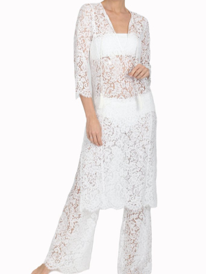 French Lace Midi Dress