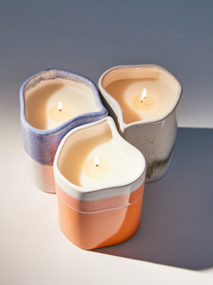 Reactive Glaze Ceramic Candle