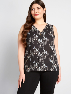 Unrivaled Enjoyment Sleeveless Top