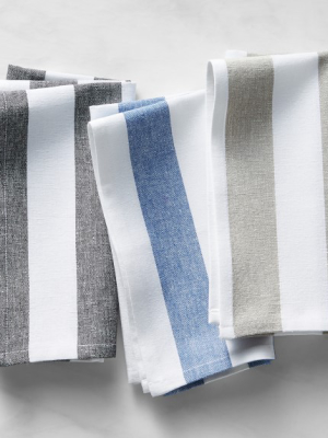 Open Kitchen By Williams Sonoma Chambray Stripe Napkins, Set Of 4