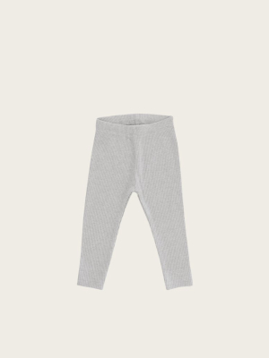 Organic Essential Leggings - Light Grey Marle